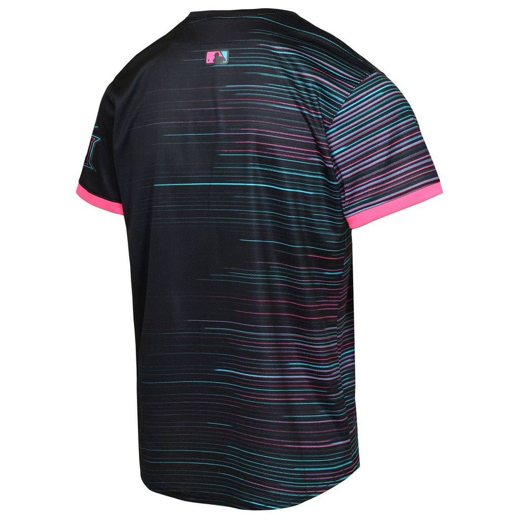 Miami Marlins Youth 2025 City Connect Limited Jersey - Black Team Jersey Sports Fan Apparel
