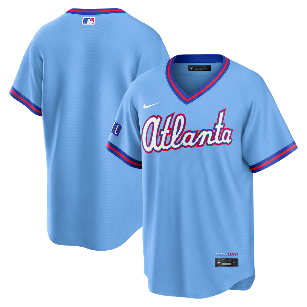 Atlanta Braves Nike 2026 City Connect Stadium Jersey - Powder Blue Team Jersey Sports Fan Apparel