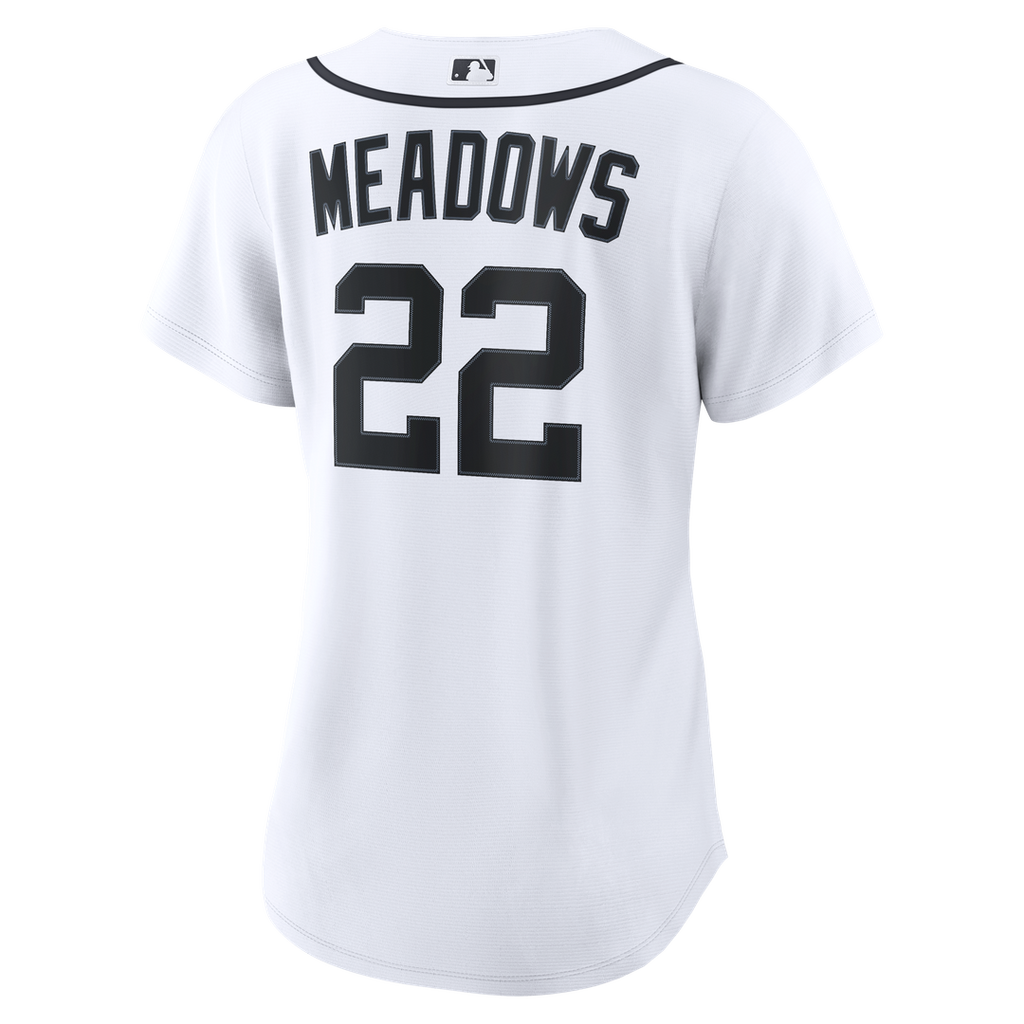Detroit Tigers Parker Meadows Nike Women's Home Replica Jersey - White Team Jersey Sports Fan Apparel