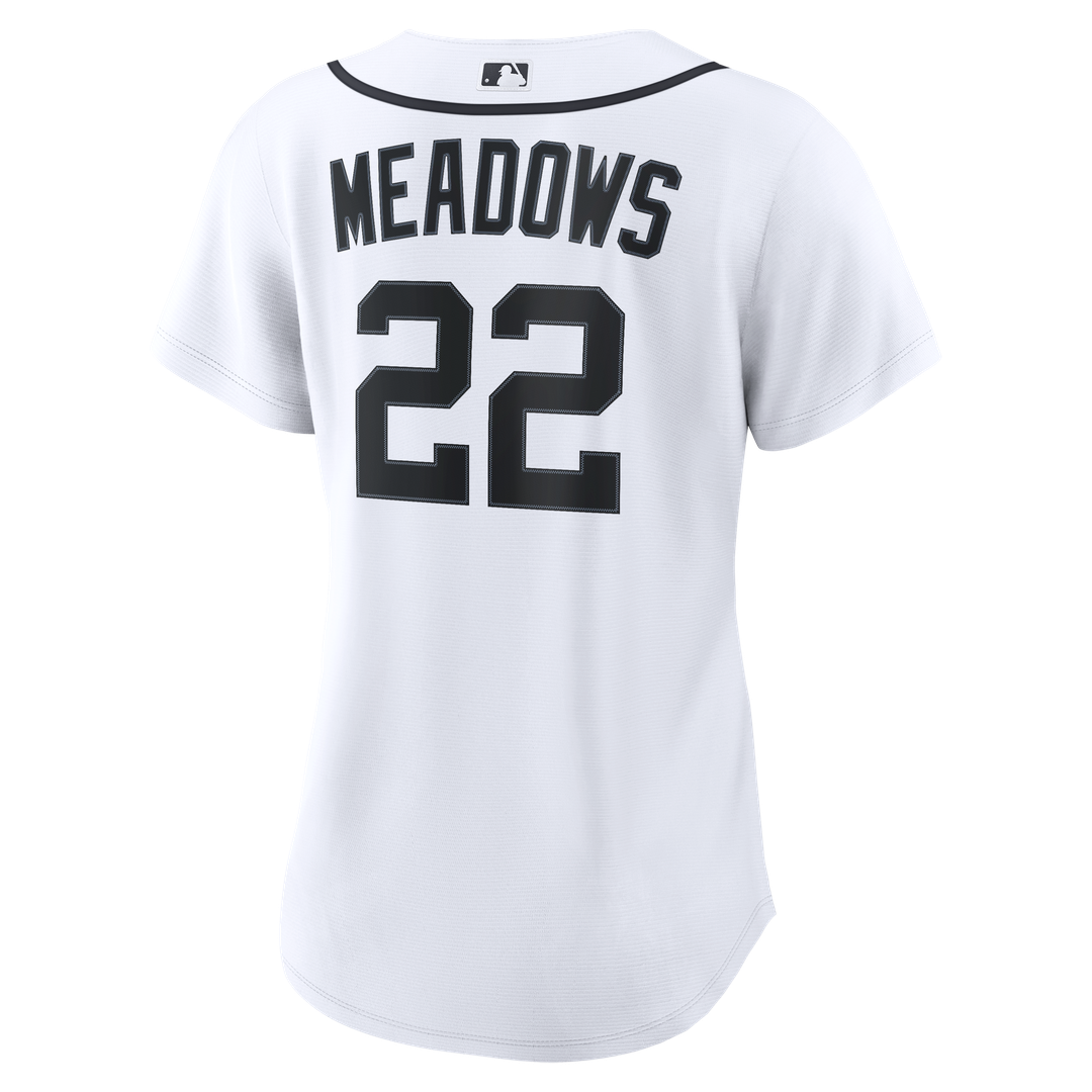 Detroit Tigers Parker Meadows Nike Women's Home Replica Jersey - White Team Jersey Sports Fan Apparel