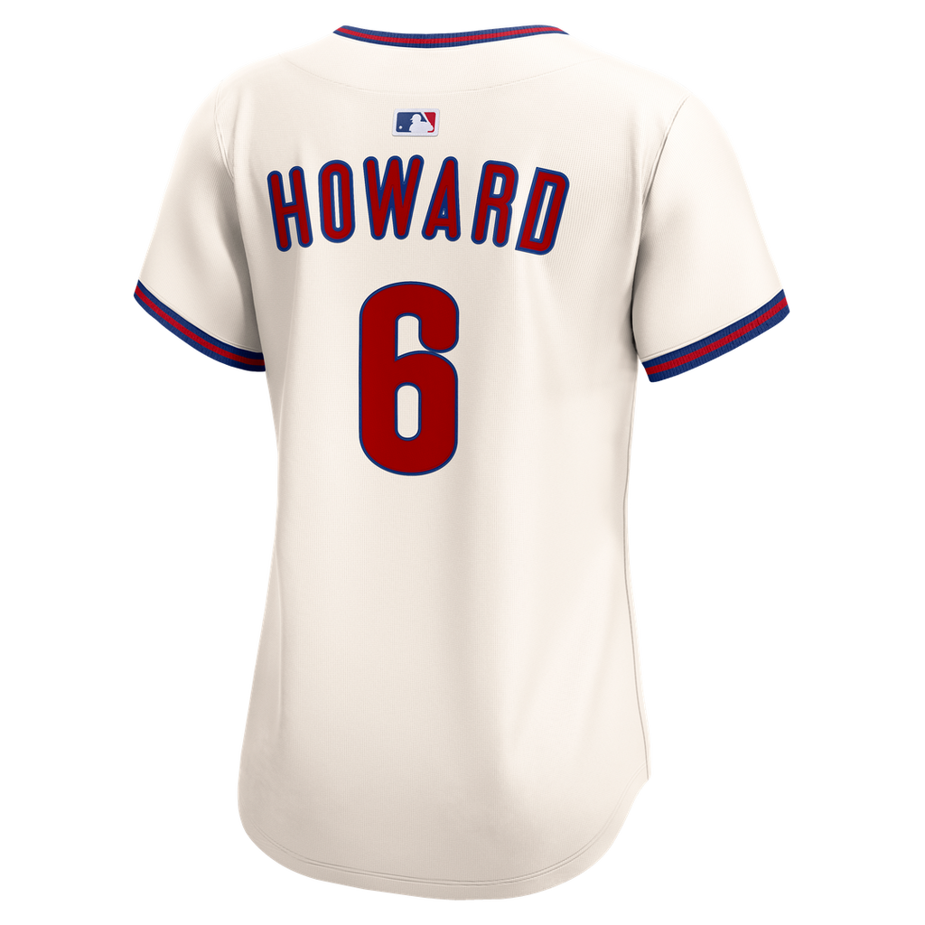 Philadelphia Phillies Ryan Howard Nike Women's Limited Jersey - White Team Jersey Sports Fan Apparel