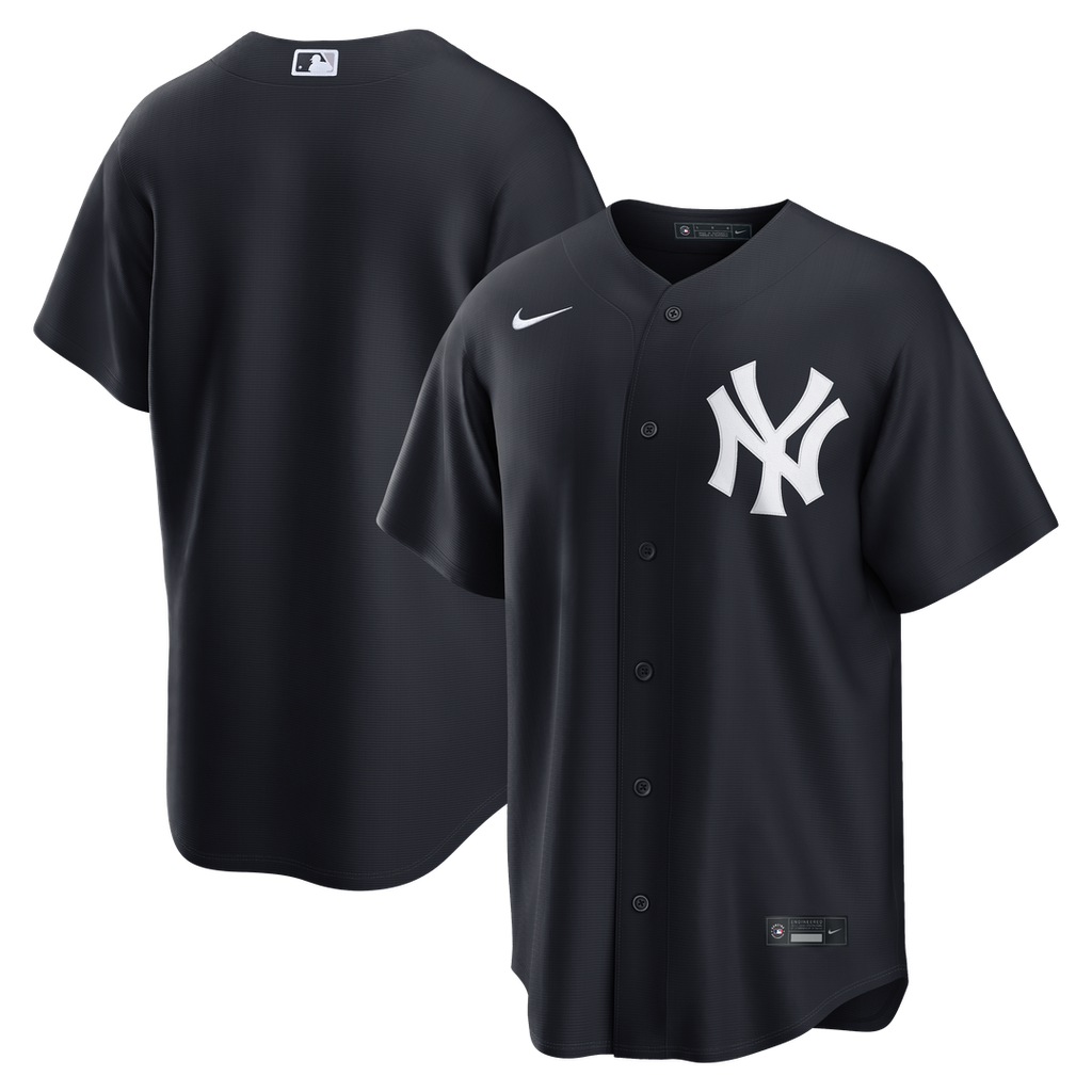 New York Yankees Nike Alternate Replica Jersey - Navy Team Jersey Sports Fan Apparel