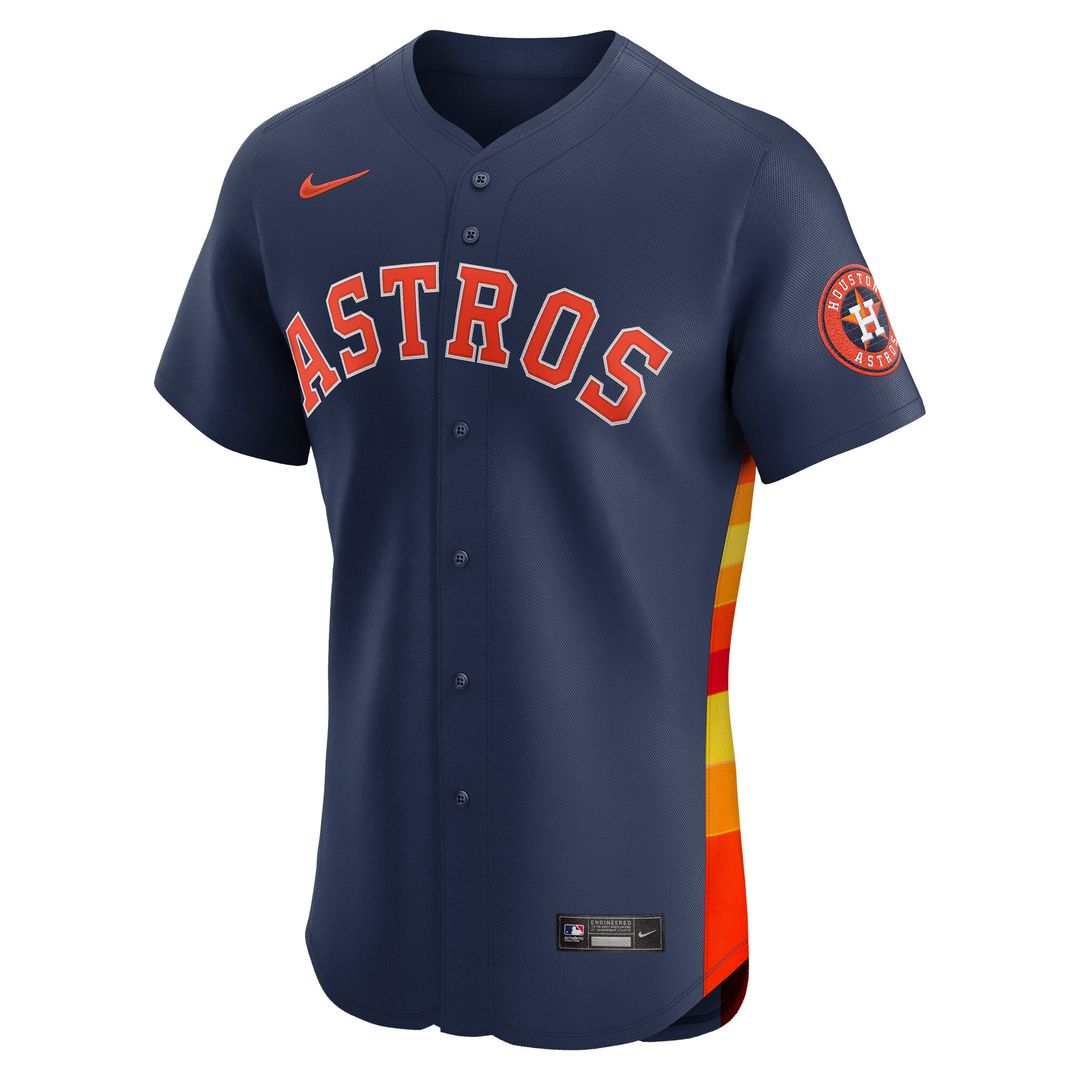 Houston Astros Nike Alternate 2 Elite Jersey - Navy Team Jersey Sports Fan Apparel