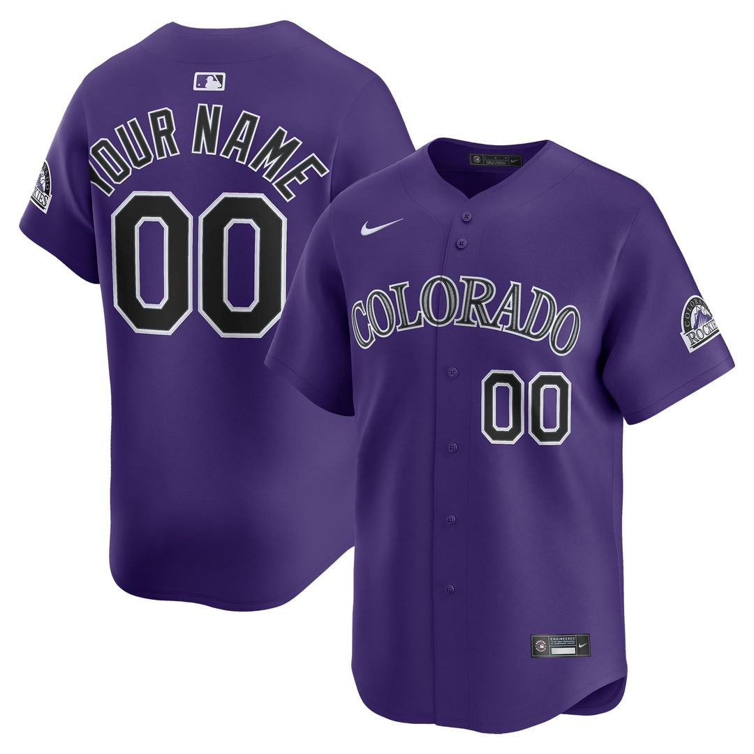 Colorado Rockies Nike Home Limited Custom Jersey - White Team Jersey Sports Fan Apparel