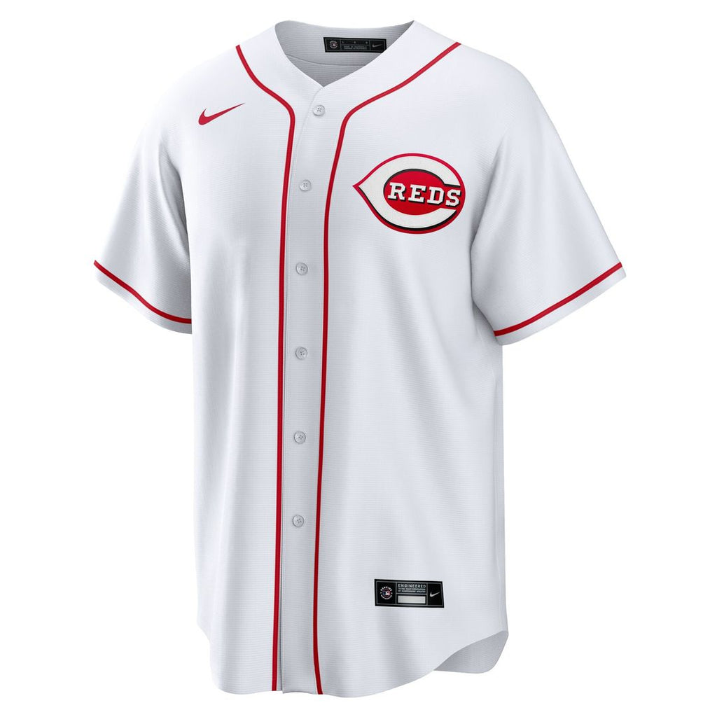 Cincinnati Reds Tyler Stephenson Nike Home Replica Jersey - White Team Jersey Sports Fan Apparel