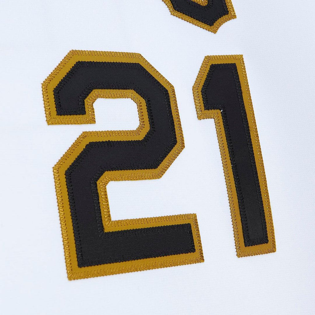 Pittsburgh Pirates Roberto Clemente Mitchell & Ness Cooperstown Authentic Jersey - White Team Jersey Sports Fan Apparel