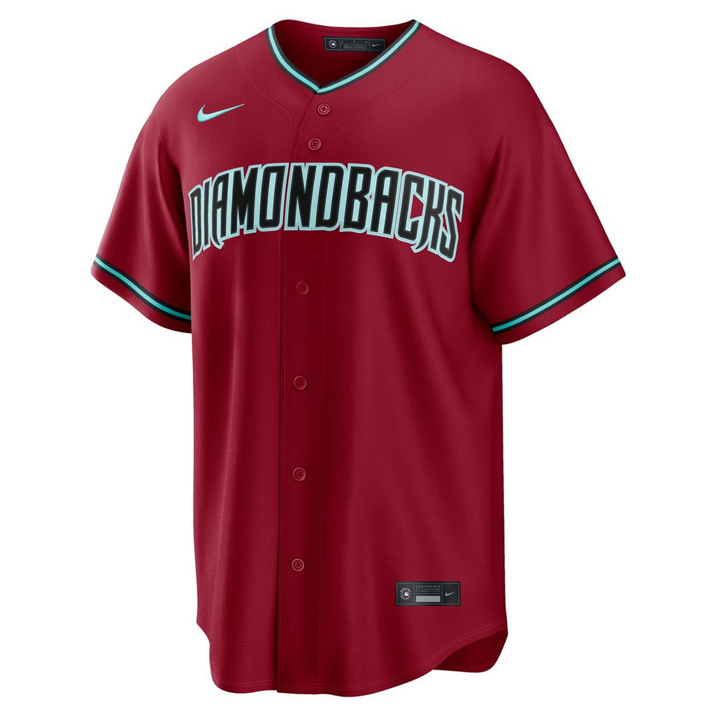 Arizona Diamondbacks Corbin Carroll Nike Alternate 2 Replica Jersey - Crimson Team Jersey Sports Fan Apparel