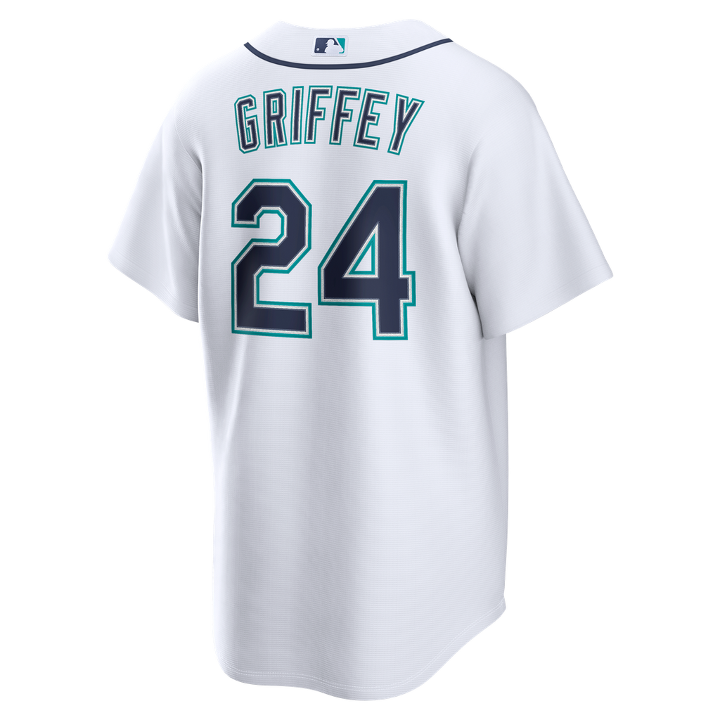 Seattle Mariners Ken Griffey Jr. Nike Home Replica Jersey - White Team Jersey Sports Fan Apparel