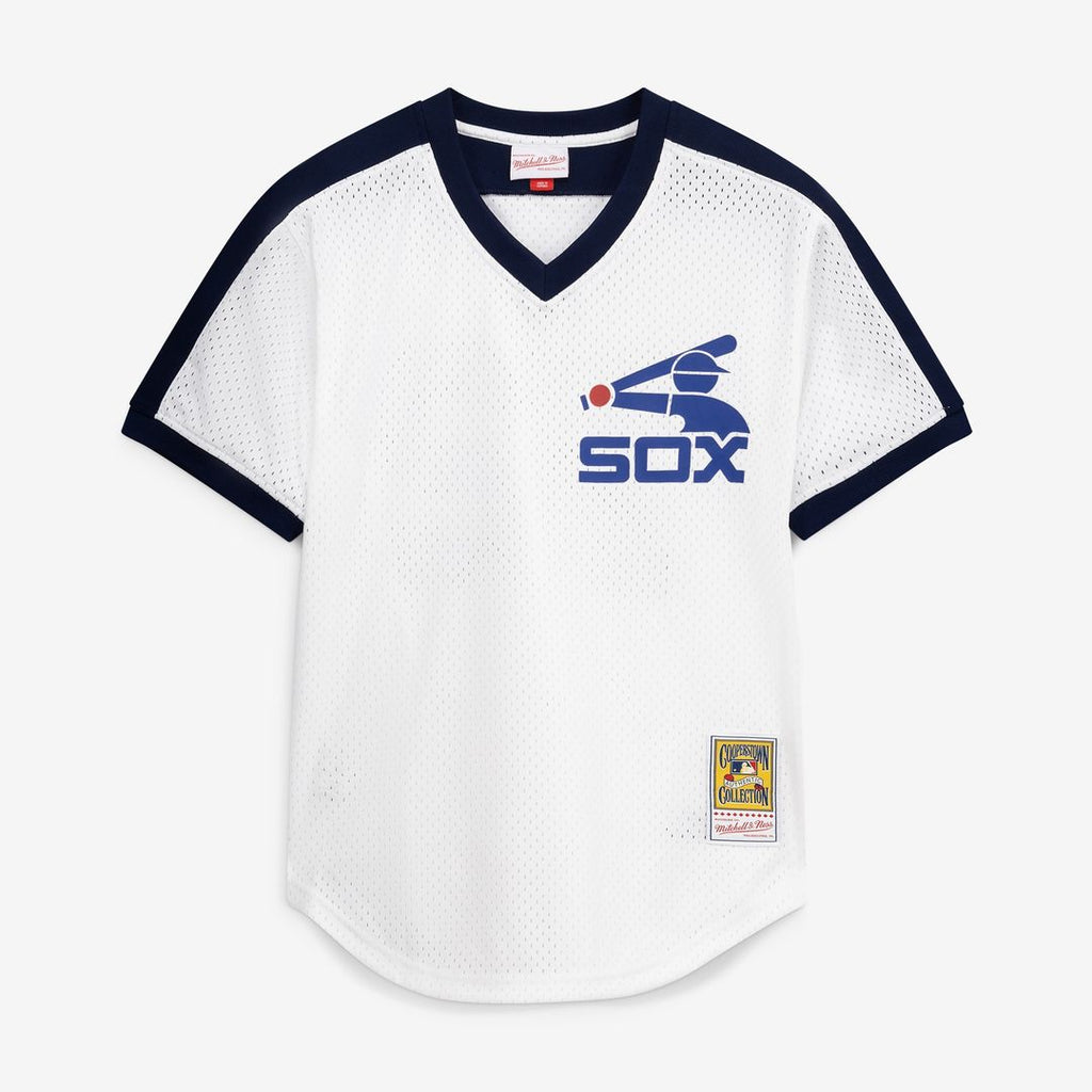 Chicago White Sox Carlton Fisk Mitchell & Ness Authentic Batting Practice Jersey - Navy Team Jersey Sports Fan Apparel