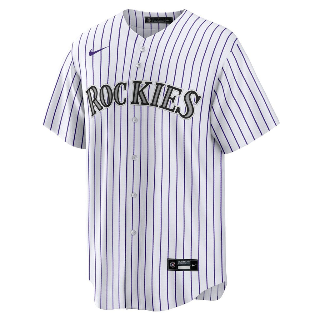 Colorado Rockies Hunter Goodman Nike Home Replica Jersey - White Team Jersey Sports Fan Apparel