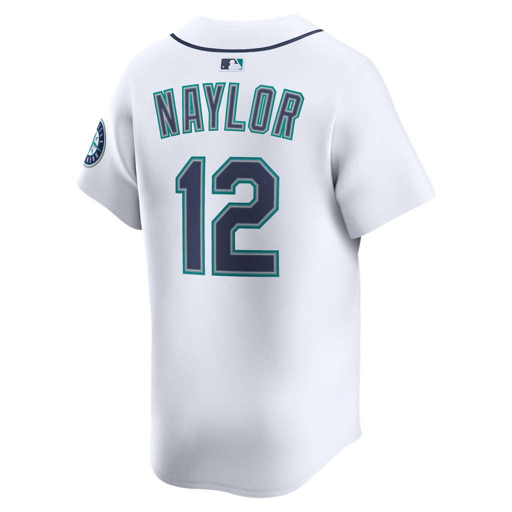 Seattle Mariners Josh Naylor Nike Home Limited Jersey - White Team Jersey Sports Fan Apparel