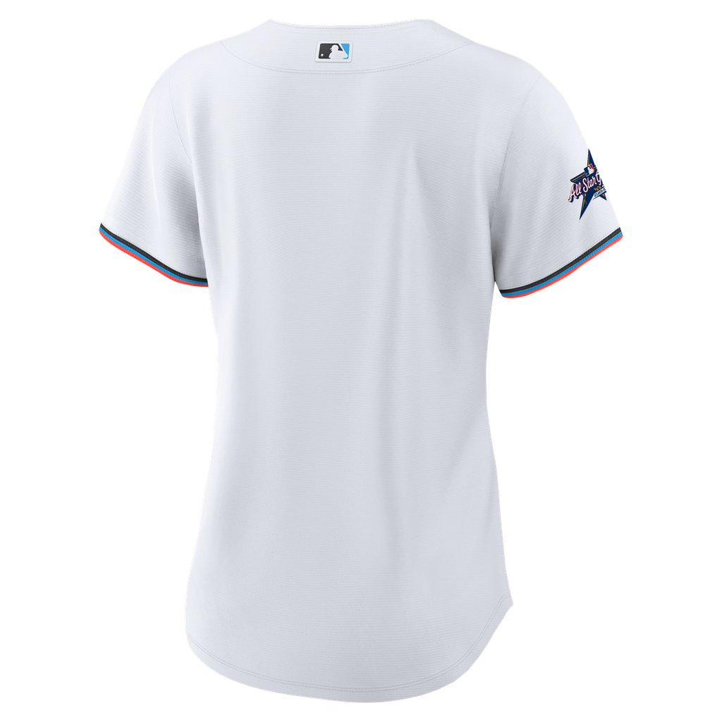 Miami Marlins Nike Women's Replica Team Jersey - White Team Jersey Sports Fan Apparel