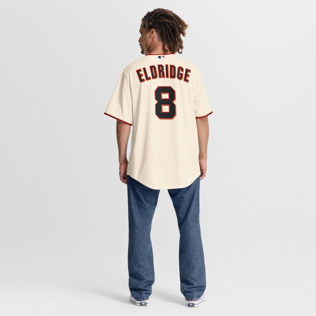San Francisco Giants Bryce Eldridge Nike Home Replica Jersey - Cream Team Jersey Sports Fan Apparel