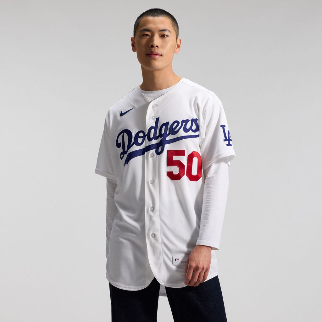 Los Angeles Dodgers Mookie Betts Nike Home Authentic Jersey - White Team Jersey Sports Fan Apparel