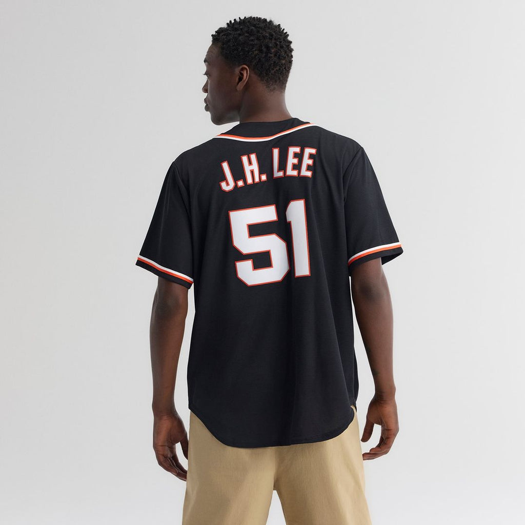 San Francisco Giants Jung Hoo Lee Nike Fashion Replica Black Out Jersey Team Jersey Sports Fan Apparel