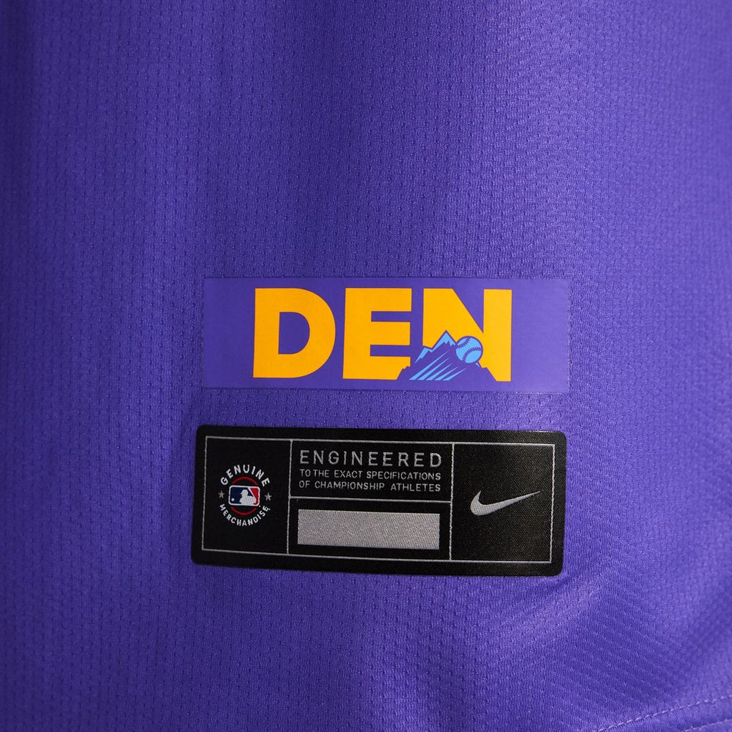 Colorado Rockies Nike 2025 City Connect Limited Jersey - Purple/Light Blue Team Jersey Sports Fan Apparel