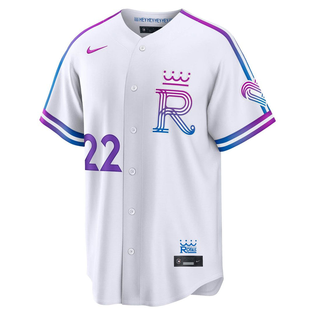 Kansas City Royals Carter Jensen Nike 2026 City Connect Stadium Jersey - White Team Jersey Sports Fan Apparel
