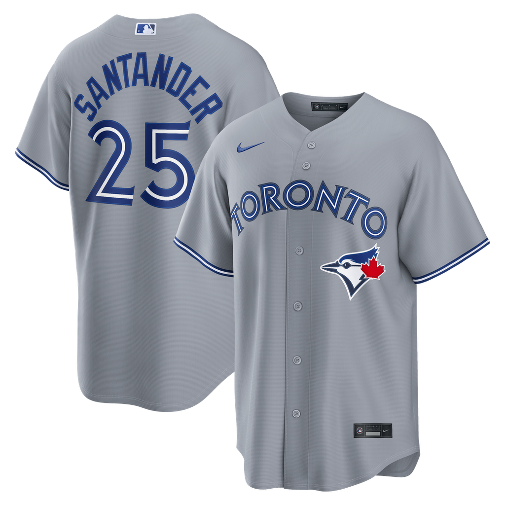 Toronto Blue Jays Anthony Santander Nike Road Replica Jersey - Gray Team Jersey Sports Fan Apparel