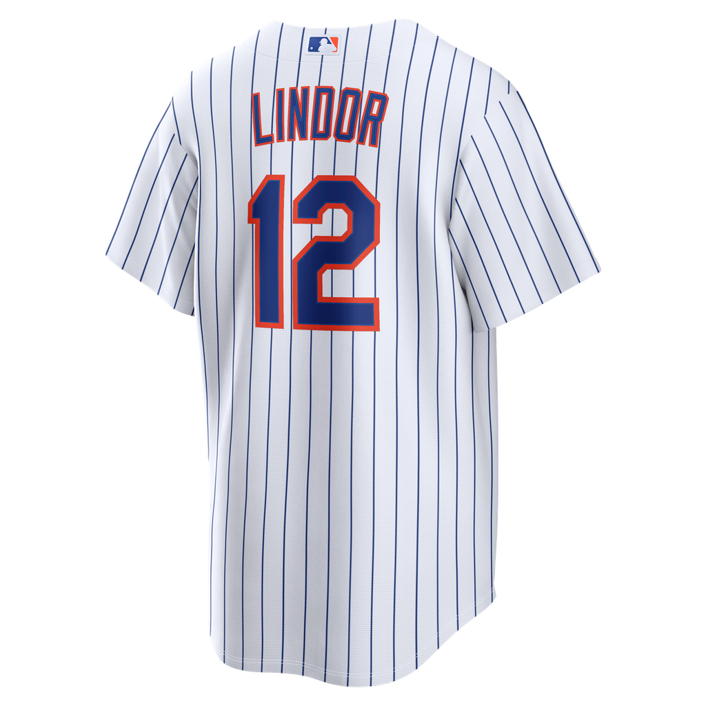 New York Mets Francisco Lindor Nike Home Replica Jersey - White Team Jersey Sports Fan Apparel
