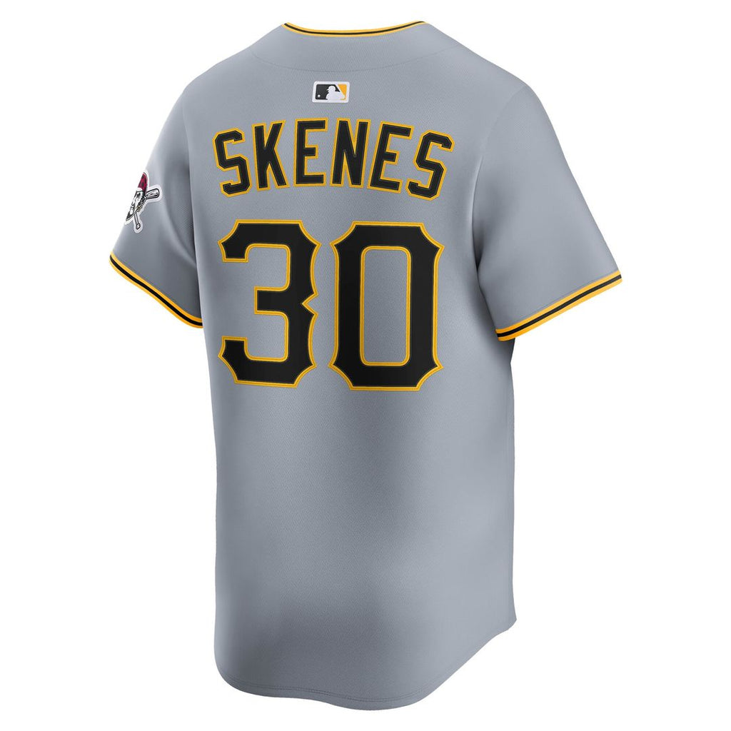 Pittsburgh Pirates Paul Skenes Nike Road Limited Player Jersey - Gray Team Jersey Sports Fan Apparel