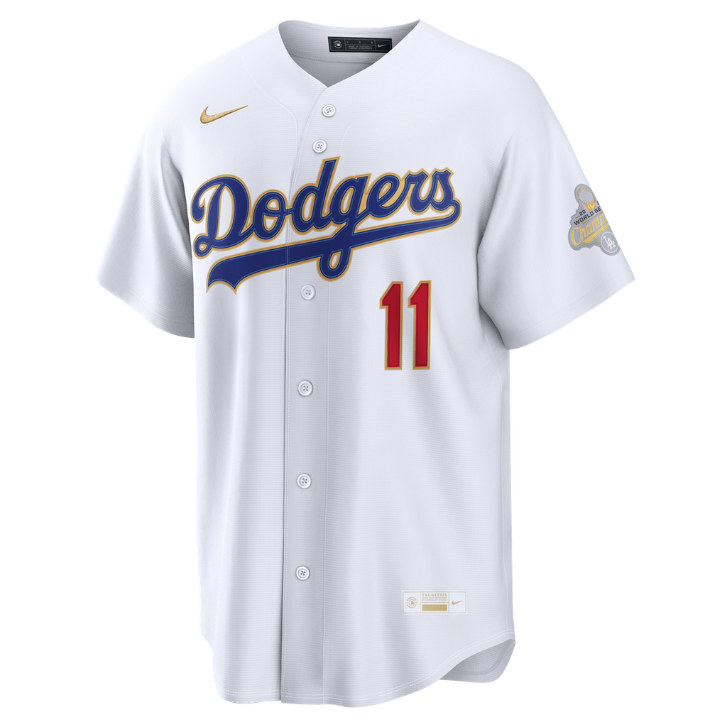 Los Angeles Dodgers Roki Sasaki Nike 2026 Gold Collection Stadium Jersey - White Team Jersey Sports Fan Apparel
