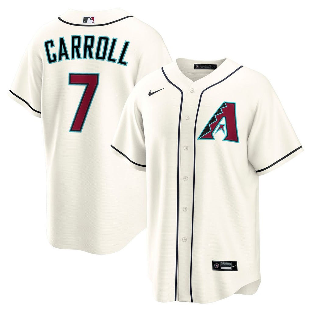 Arizona Diamondbacks Corbin Carroll Nike Home Replica Jersey - Cream Team Jersey Sports Fan Apparel
