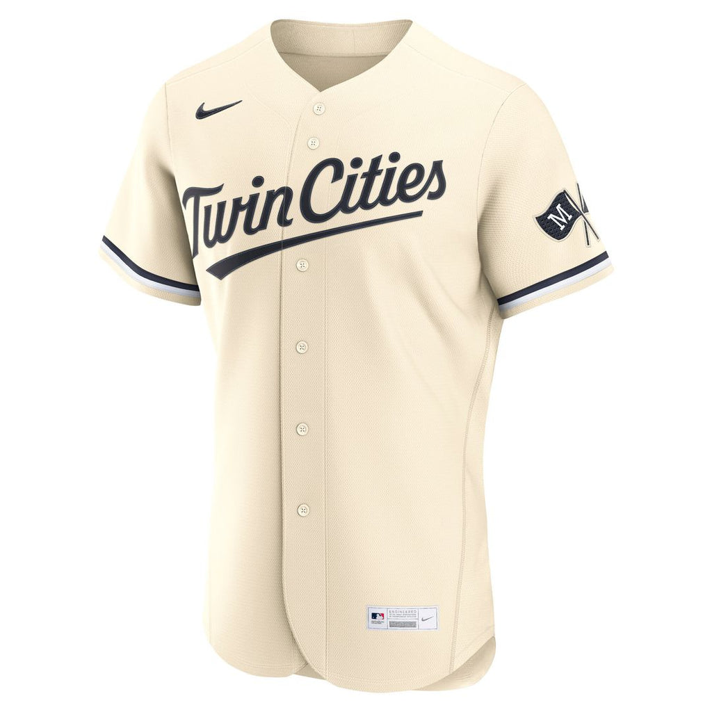 Minnesota Twins Nike Alternate Authentic Jersey - Cream Team Jersey Sports Fan Apparel
