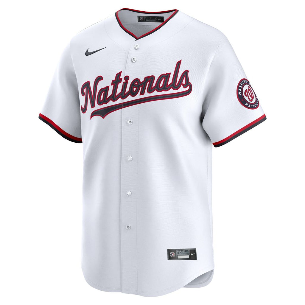 Washington Nationals Nike Home Limited Custom Jersey - White Team Jersey Sports Fan Apparel