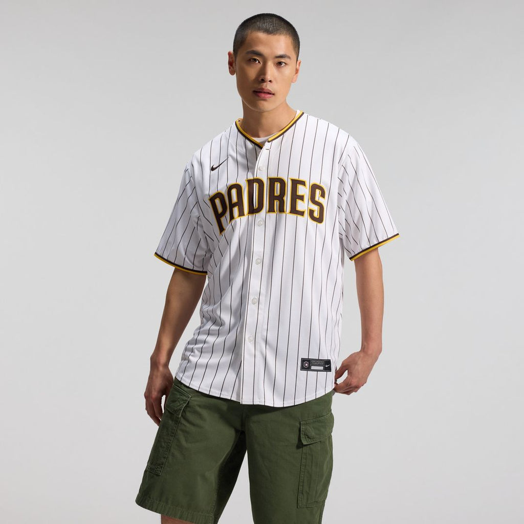 San Diego Padres Nike Home Replica Jersey - White Team Jersey Sports Fan Apparel