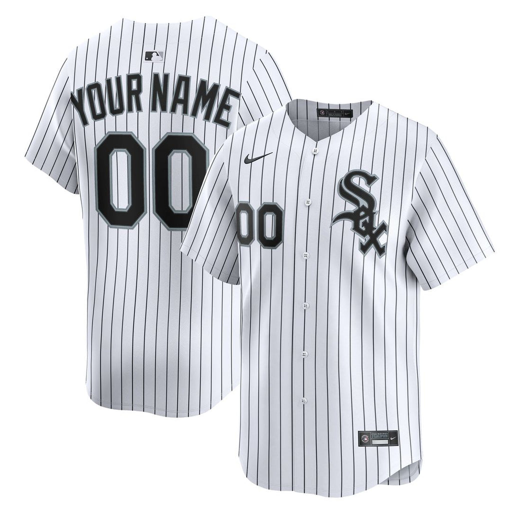 Chicago White Sox Nike Youth Home Custom Limited Jersey - White Team Jersey Sports Fan Apparel