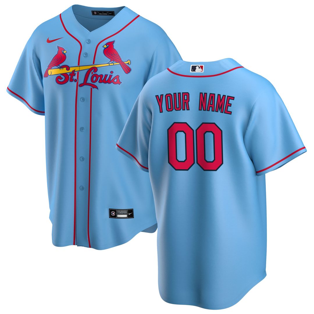 St. Louis Cardinals Nike Home Replica Custom Jersey - White Team Jersey Sports Fan Apparel