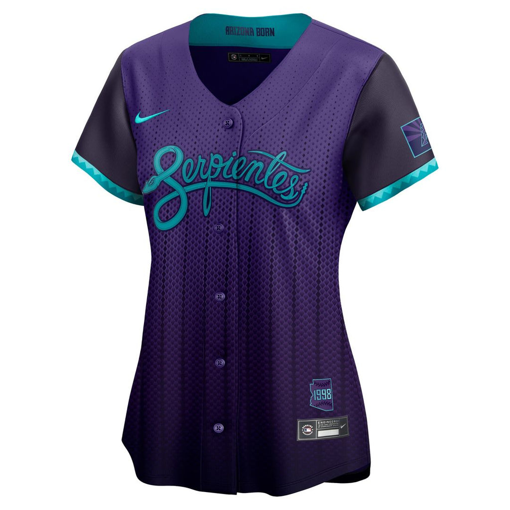 Arizona Diamondbacks Corbin Carroll Nike Women's 2025 City Connect Limited Player Jersey - Purple Team Jersey Sports Fan Apparel