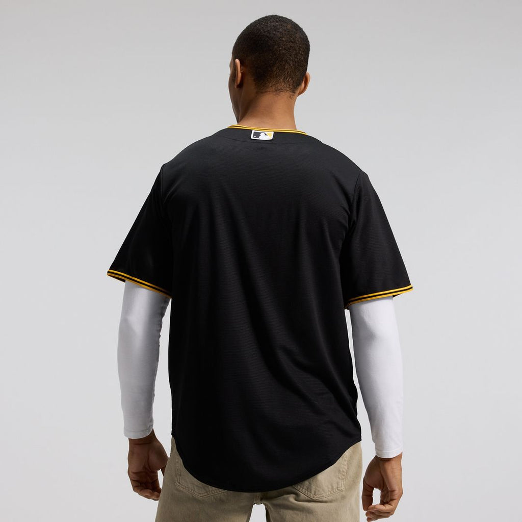 Pittsburgh Pirates Nike Alternate Replica Team Jersey - Black Team Jersey Sports Fan Apparel