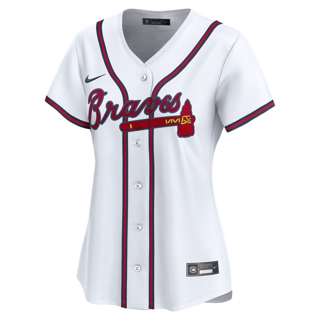 Atlanta Braves Spencer Strider Nike Women's Home Limited Player Jersey - White Team Jersey Sports Fan Apparel