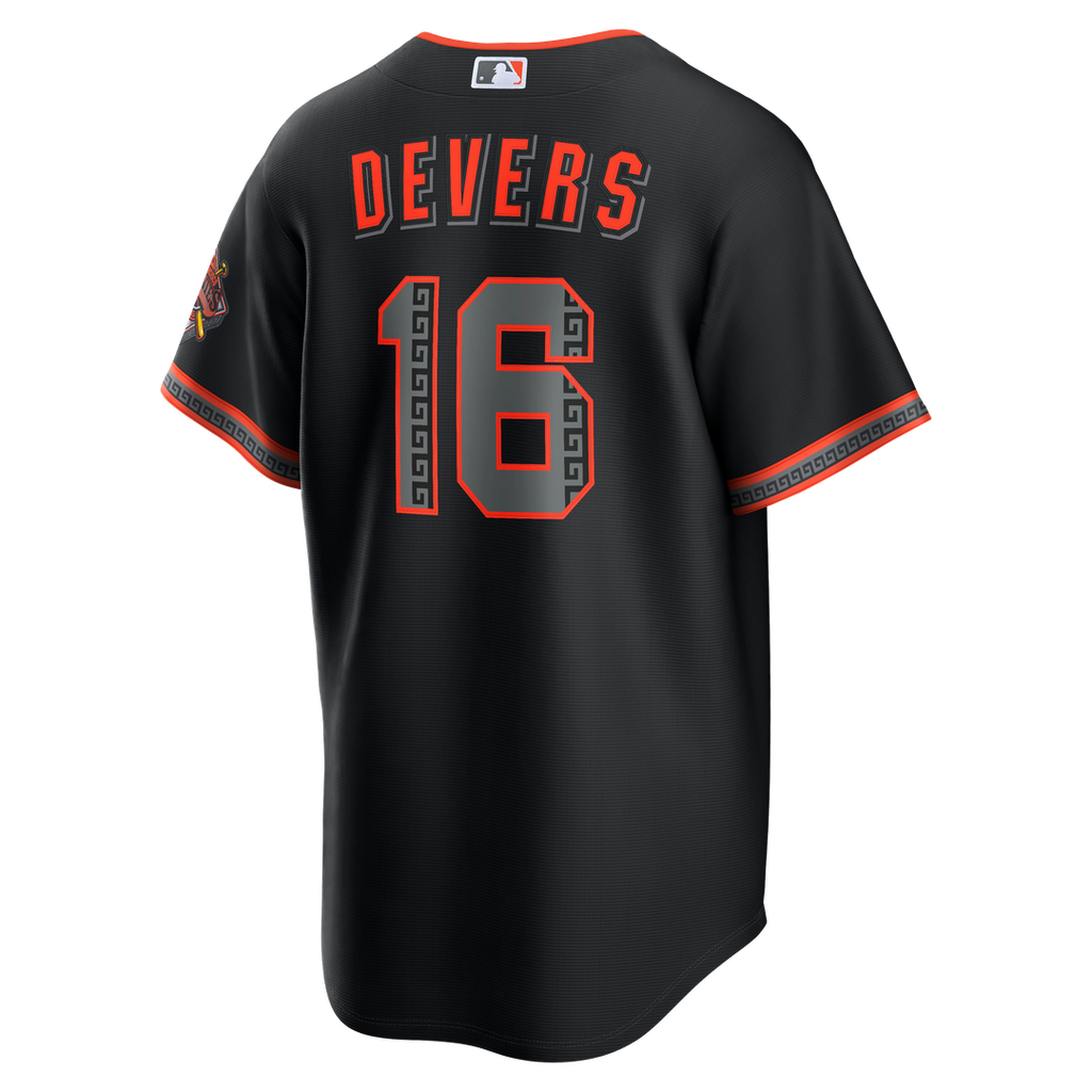 San Francisco Giants Rafael Devers Nike Alternate Stadium Jersey - Black Team Jersey Sports Fan Apparel