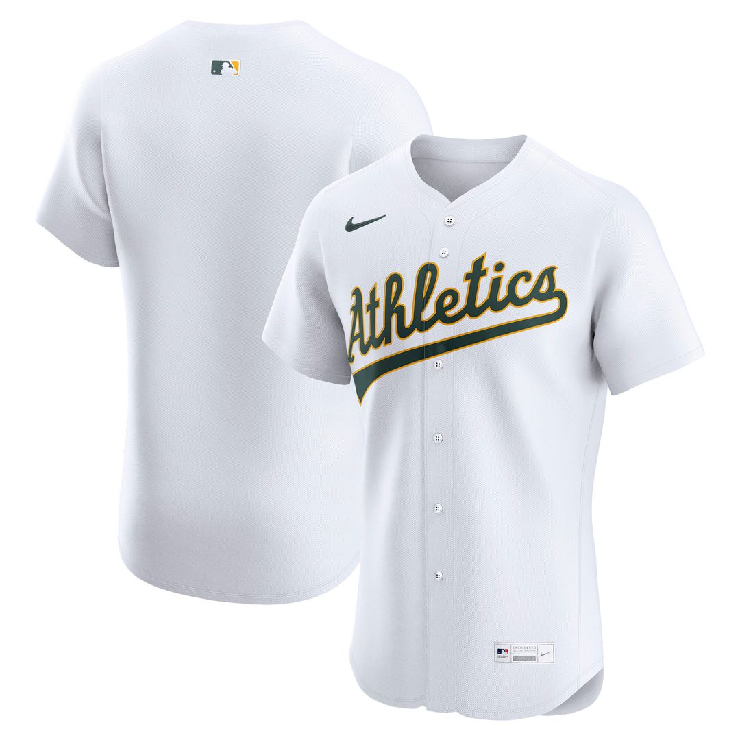 Athletics Nike Alternate 2 Elite Jersey - Gold Team Jersey Sports Fan Apparel