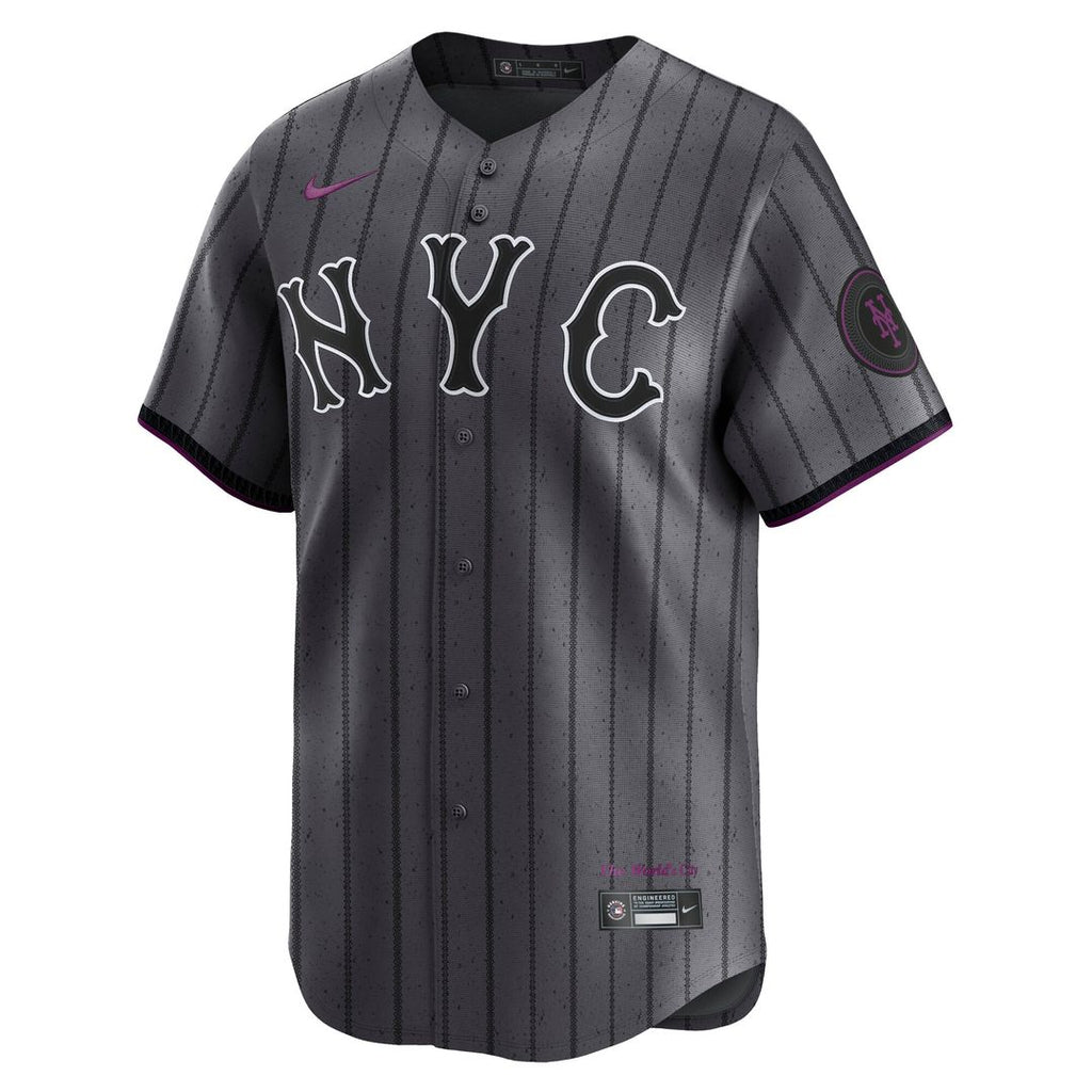 New York Mets Francisco Lindor Nike City Connect Limited Jersey - Gray Team Jersey Sports Fan Apparel