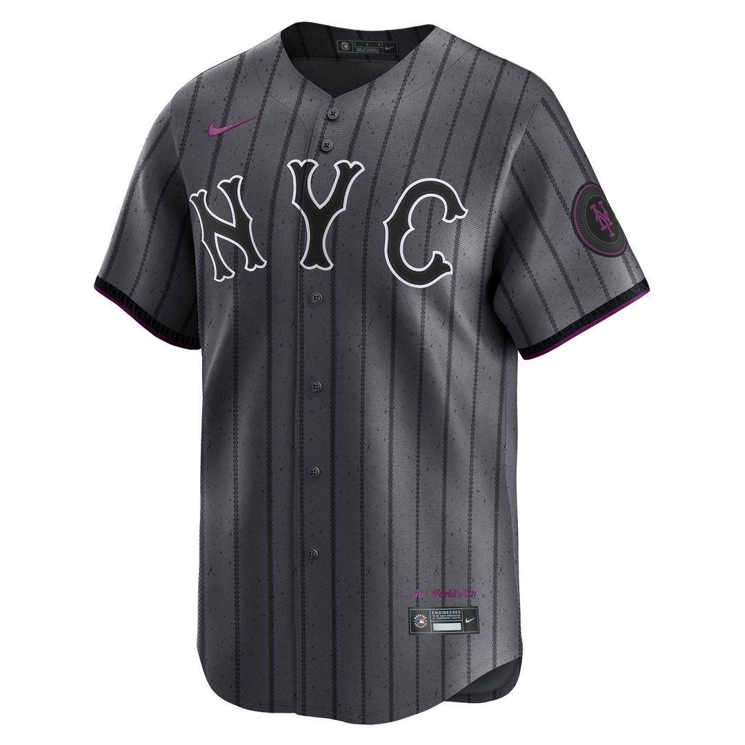New York Mets Francisco Lindor Nike City Connect Limited Jersey - Gray Team Jersey Sports Fan Apparel