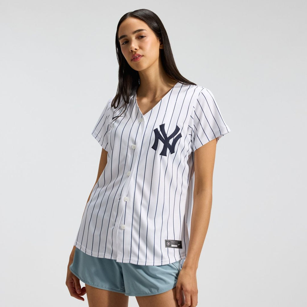 New York Yankees Nike Women's Home Replica Team Jersey - White Team Jersey Sports Fan Apparel