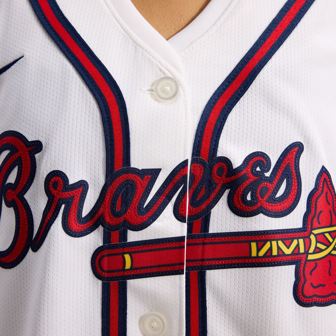 Atlanta Braves Nike Women's Home Limited Jersey - White Team Jersey Sports Fan Apparel