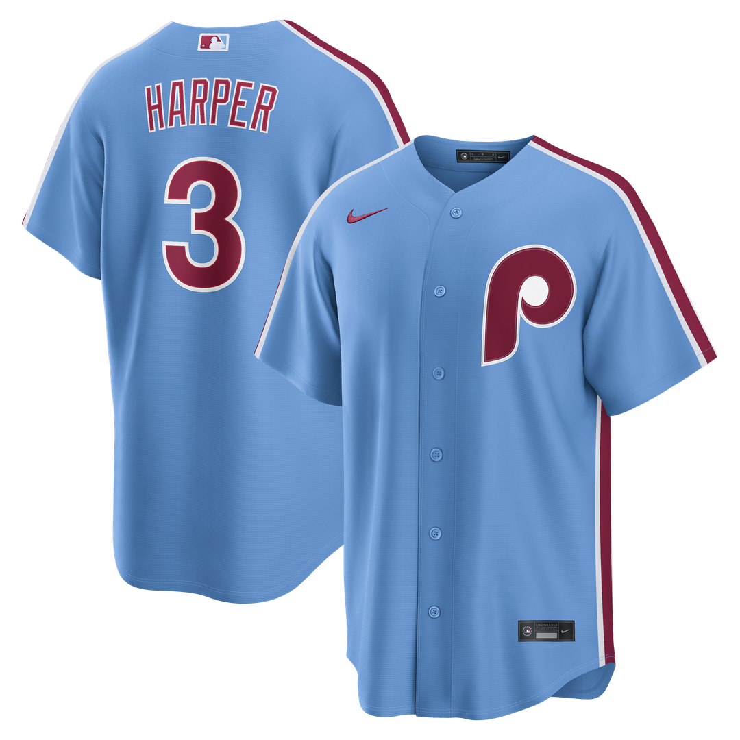 Philadelphia Phillies Bryce Harper Nike Road Replica Jersey - Gray Team Jersey Sports Fan Apparel