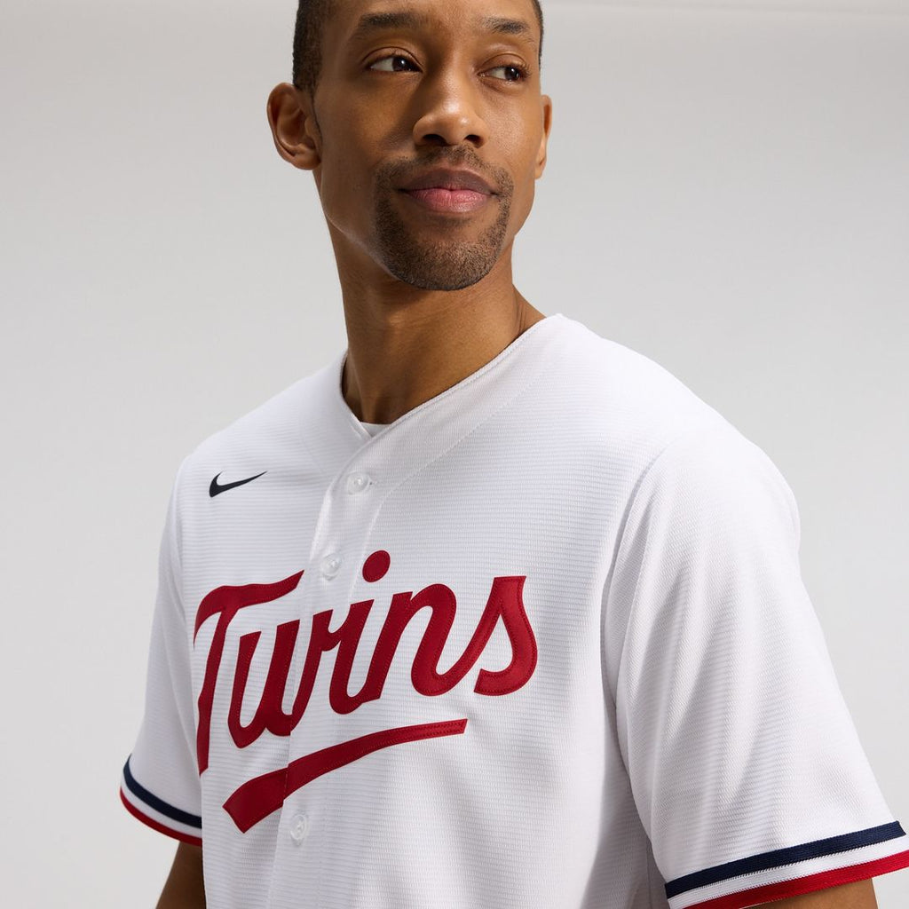 Minnesota Twins Nike Home Replica Team Jersey - White Team Jersey Sports Fan Apparel
