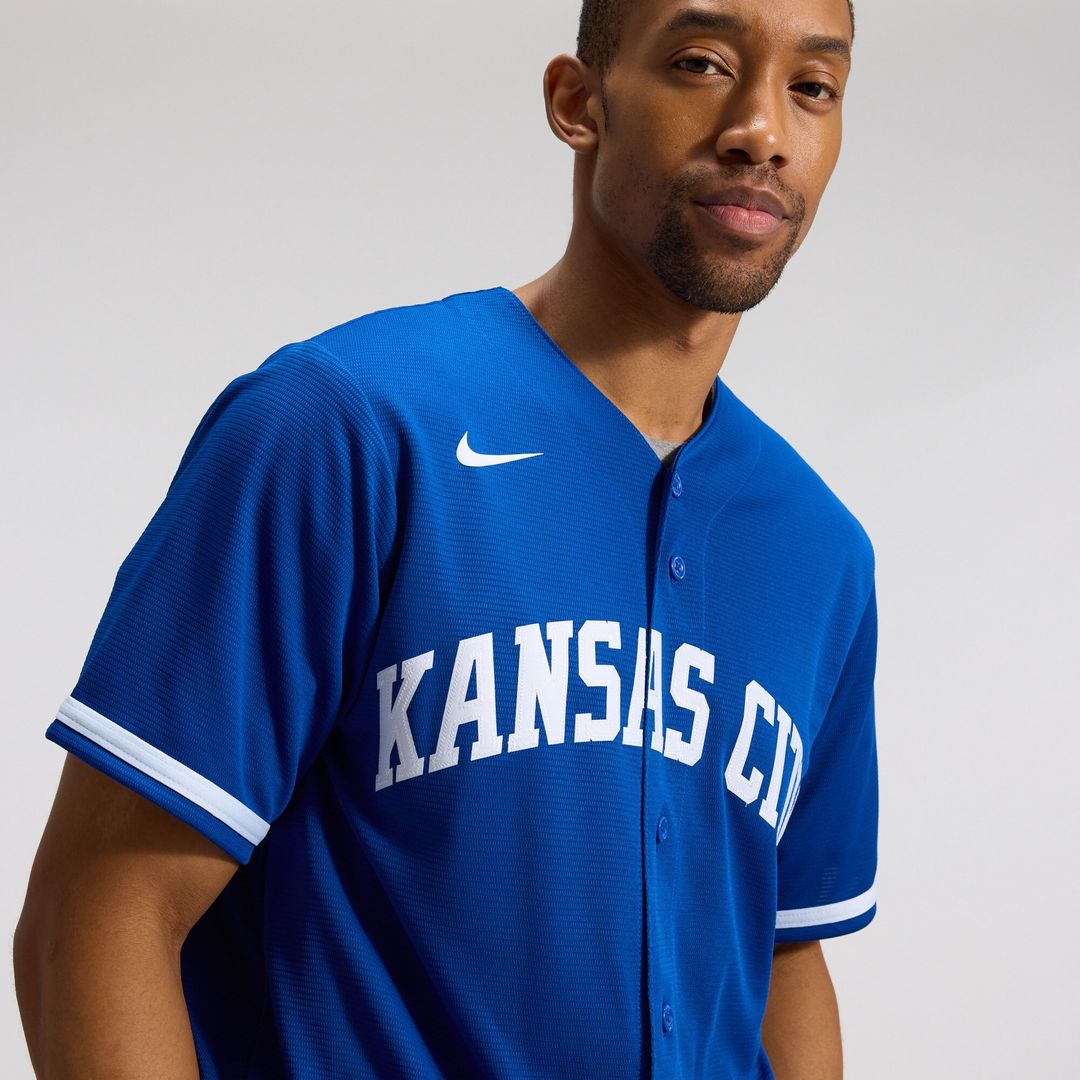Kansas City Royals Nike Road Replica Team Jersey - Gray Team Jersey Sports Fan Apparel