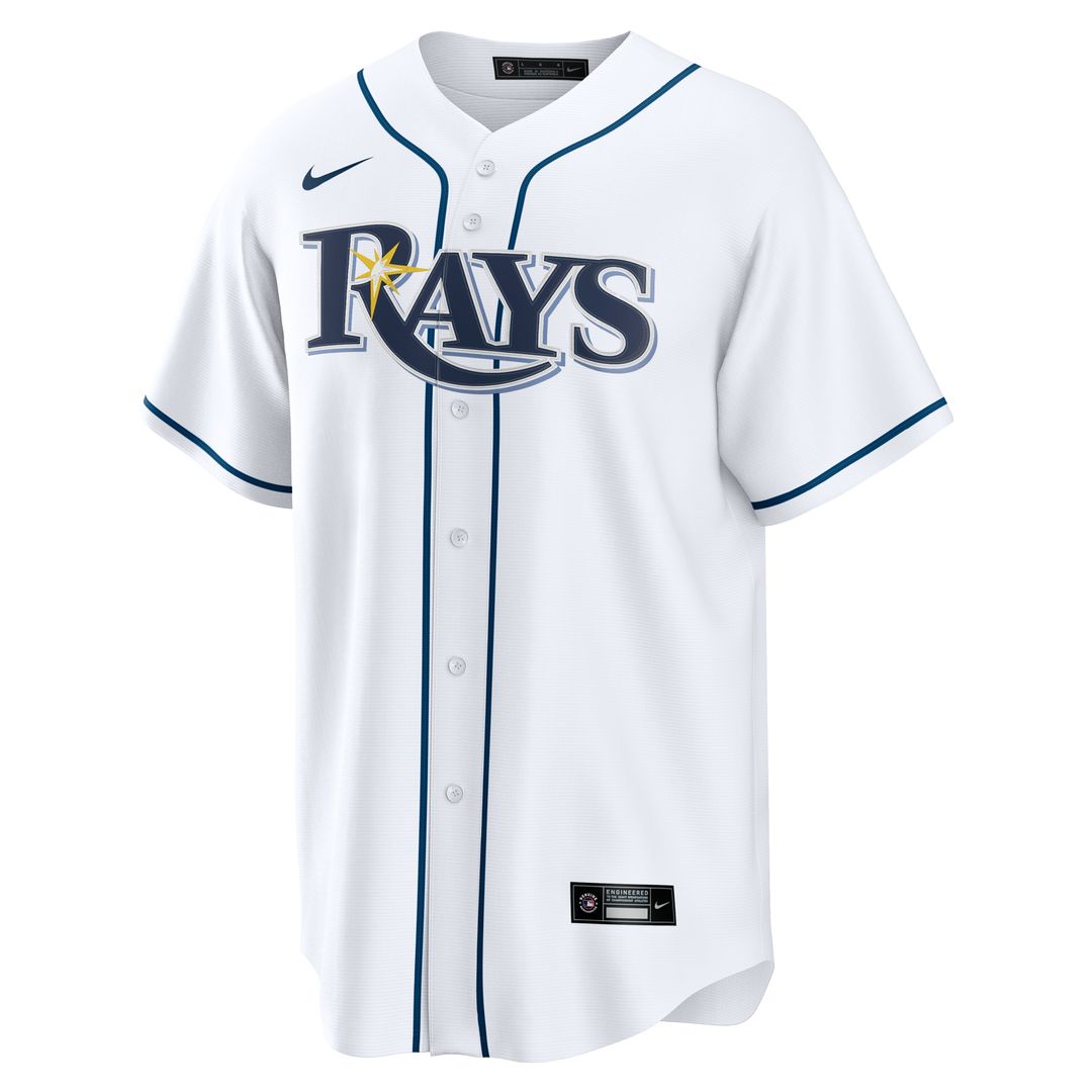 Tampa Bay Rays Nike Home Replica Jersey - White Team Jersey Sports Fan Apparel