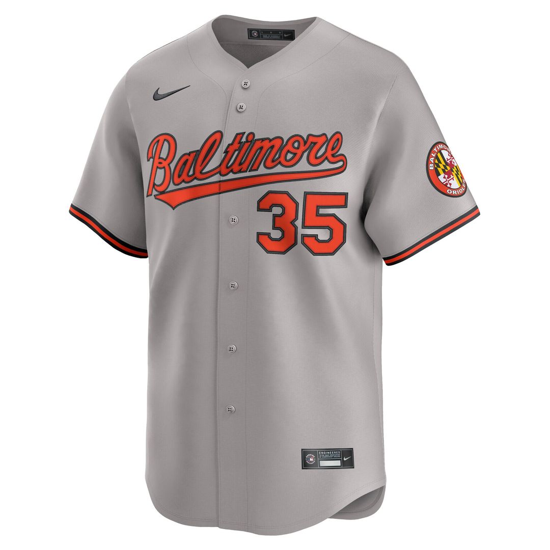 Baltimore Orioles Adley Rutschman Nike Road Limited Player Jersey - Gray Team Jersey Sports Fan Apparel