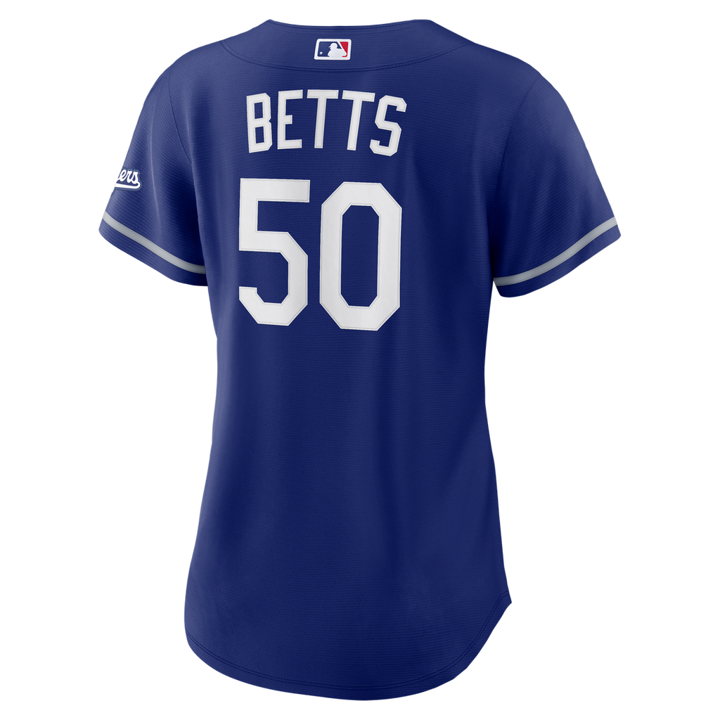 Los Angeles Dodgers Mookie Betts Nike Women's Alternate Stadium Jersey - Royal Team Jersey Sports Fan Apparel