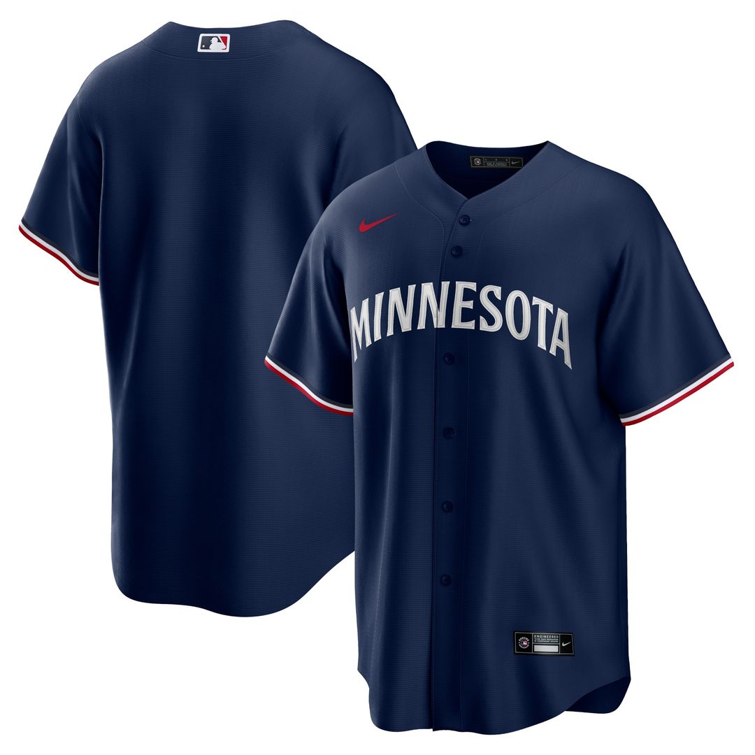Minnesota Twins Nike Home Replica Team Jersey - White Team Jersey Sports Fan Apparel