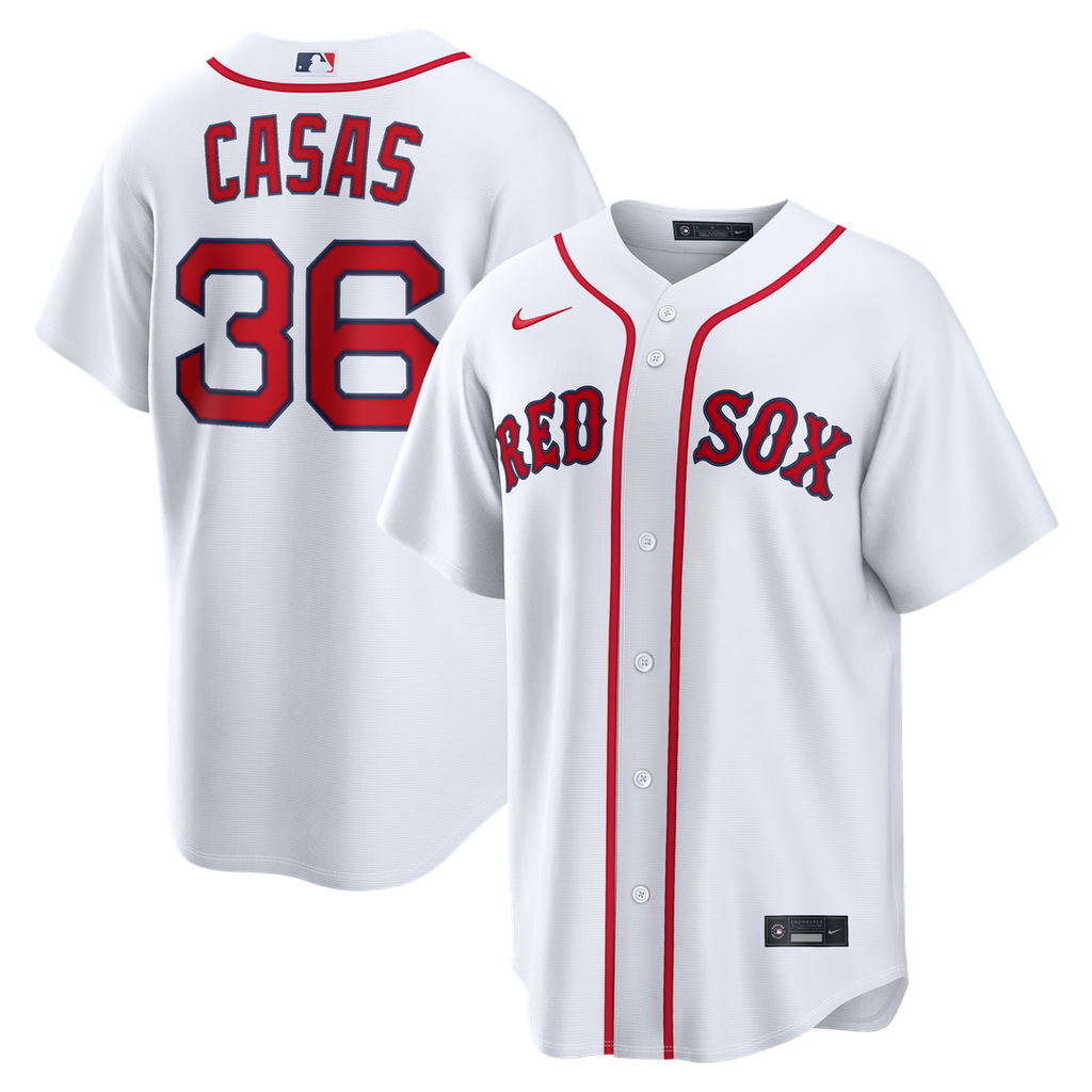Boston Red Sox Triston Casas Nike Home Replica Jersey - White Team Jersey Sports Fan Apparel