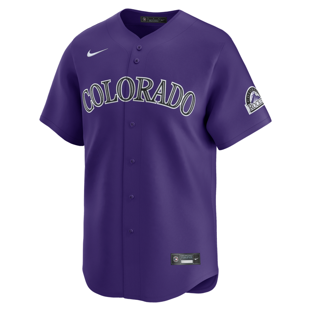 Colorado Rockies Nike Alternate Limited Jersey - Purple Team Jersey Sports Fan Apparel