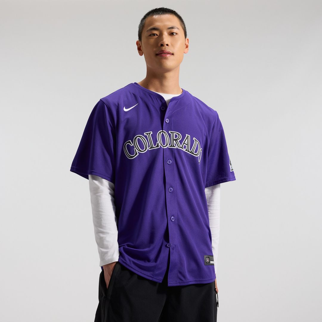 Colorado Rockies Nike Alternate Limited Jersey - Purple Team Jersey Sports Fan Apparel